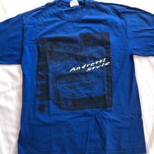 Vtg John Andretti Nascar Graphic Tee